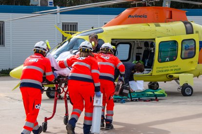Helicóptero de emergencias de Andalucía.