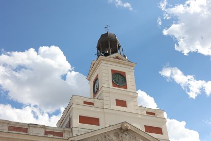 Archivo - Fachada de la Real Casa de Correos, a 2 de julio de 2023, en Madrid (España). 