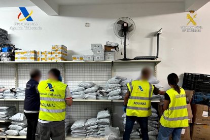 Material intervenido en la operación