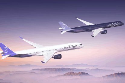 Aviones A350-1000 de Riyahd Air.