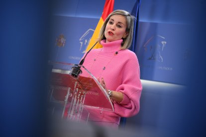 La portavoz de Sumar en el Congreso, Verónica Martínez Barbero.