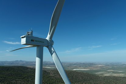 Turbina eólica de Iberdrola.