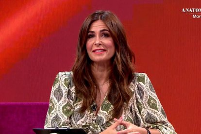 Nuria Roca en el plató de su programa dominical en La Sexta.