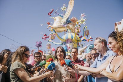 Diana Morant en su visita a Alicante
