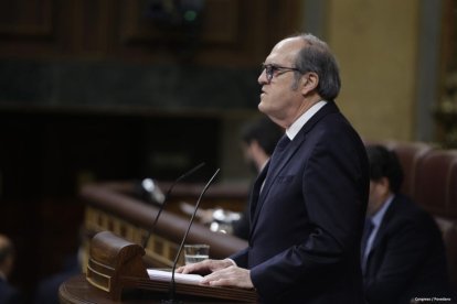 Gabilondo durante una intervención en el Congreso de los Diputados.
