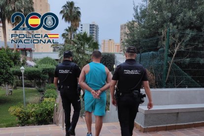 Momento de la detención