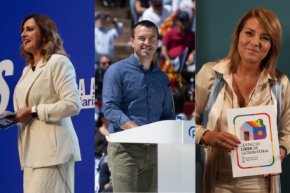 María José Catalá, Vicent Mompó y Susana Camarero