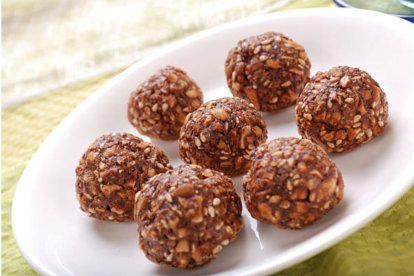 Trufas de avena y chocolate