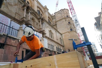 Trabajador en Málaga.