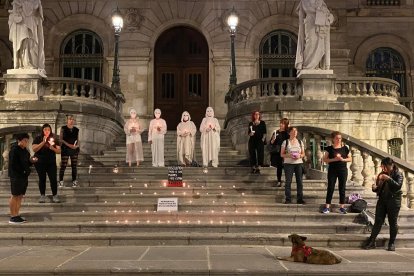 Vigilia Feminista en Bilbao