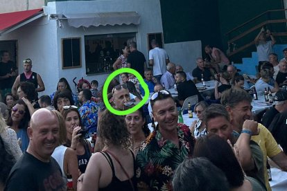 El presidente de la CHJ, Miguel Polo, de fiesta en Campo de Arriba