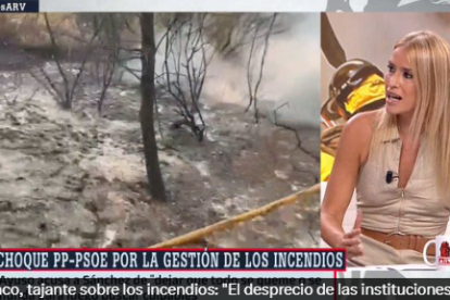 Afra Blanco, en su intervención de este lunes en 'Espejo Público'.