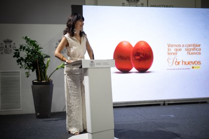 La ministra de Igualdad, Ana Redondo, presenta una campaña institucional sobre masculinidades en el Ministerio de Igualdad
