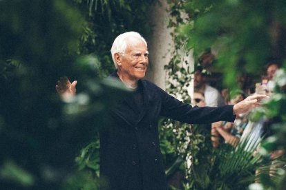 Giorgio Armani estuvo trabajando hasta el final.