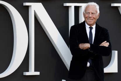 Giorgio Armani, en una foto de archivo.