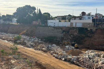 Obras de encauzamiento del barranco de l’Horteta a su paso por Torrent