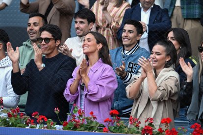(Foto de ARCHIVO)
María Pombo y Laura Escanes durante el partido de Carlos Alcaraz en el Mutua Madrid Open
José Oliva / Europa Press
FAMOSOS;TENIS;DEPORTE;ALCARAZ
30/4/2024