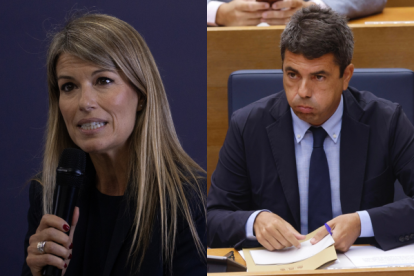 Maribel Vilaplana y Carlos Mazón
