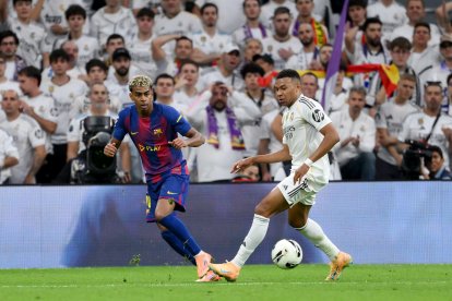 Lamine Yamal y Kylian Mbappé