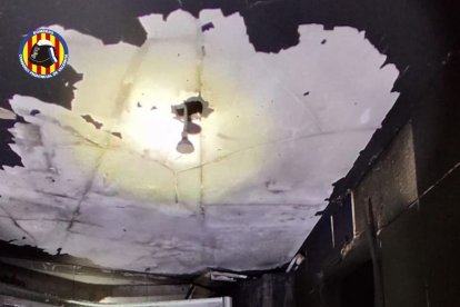 Incendio en su domicilio en Puerto de Sagunto