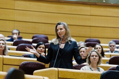 La portavoz del PP en el Senado, Alicía García.