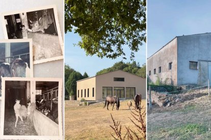 Del recuerdo a la realidad: una cuadra gallega que fue testigo de generaciones familiares se transforma hoy en una casa contemporánea abierta al campo.