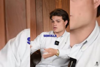 Isaac Sánchez, creador de 'Tu Oro Vale Más', durante su intervención en el podcast de StartUC3M donde explica su modelo de negocio basado en la compraventa y fundición de joyas.