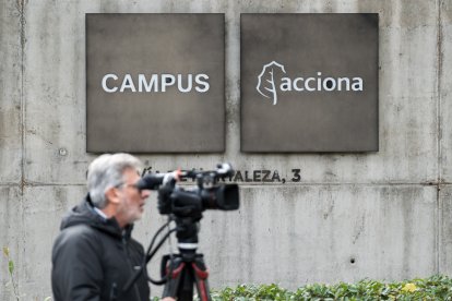 Sede de Acciona en Madrid, a 14 de noviembre de 2025, día en el que la UCO ha registrado sus instalaciones.