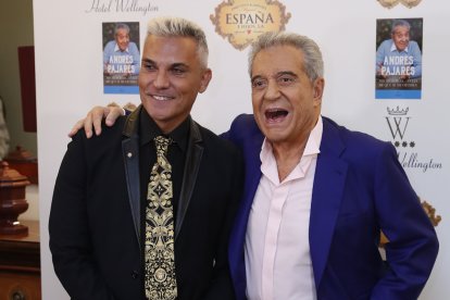 Andrés Burguera y Andrés Pajares en una imagen de archivo.