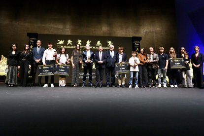 Los galardonados en la 41 Gala del Deporte de la Diputación de Alicante.
