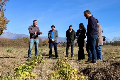 Miguel Ángel Gallardo visitando el Centro Rural Innnovation Hub La Vera Campo Arañuelo