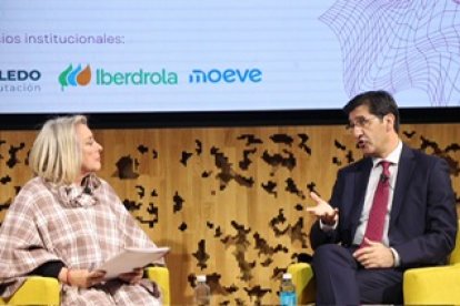 Esther Esteban preguntando directo y al grano a la mano derecha de Page que aseguró que queda Emiliano para rato.
