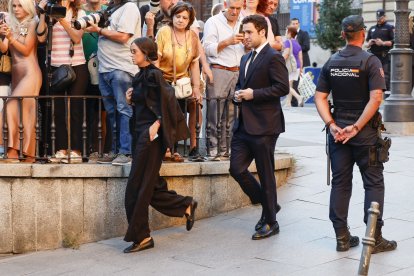 Victoria Federica y Froilán de Marichalar, en septiembre de 2024.