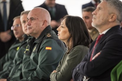 Mercedes González junto a Fernando Grande-Marlaska.