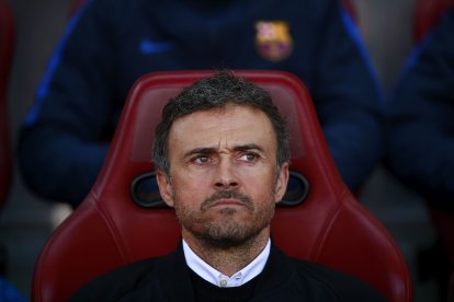 MADRID, SPAIN - FEBRUARY 26: during the La Liga match between Club Atletico de Madrid and FC Barcelona at Vicente Calderon Stadium on February 26, 2017 in Madrid, Spain. (Photo by Gonzalo Arroyo Moreno/Getty Images)