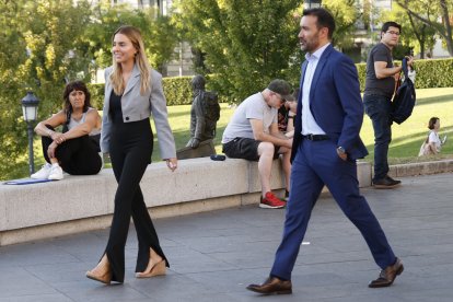 Juanma Castaño y Helena Condis, en 2023.