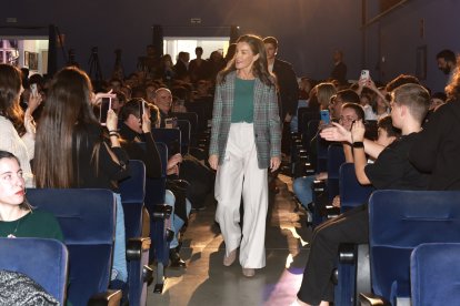 La Reina Letizia, en el festival de cine de Tudela.