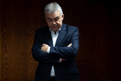 El exsecretario de Organización del PSOE, Santos Cerdán, comparece en el Senado