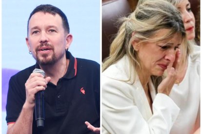 Pablo Iglesias y Yolanda Díaz