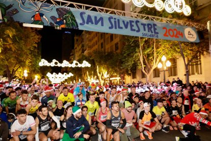Una imagen de archivo de la carrera San Silvestre de Alicante.