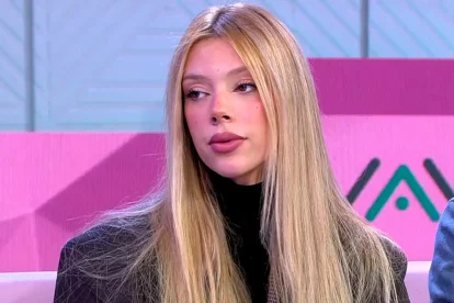 Alejandra Rubio en el plató de "Vamos a Ver".