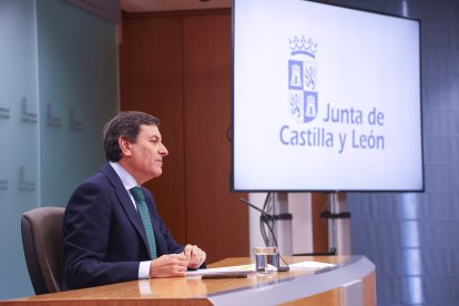 Carlos Fernández Carriedo, portavoz de la Junta y Consejero de Hacienda y Economía.