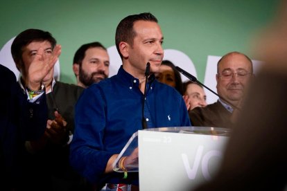El candidato de Vox, Fernandez Calle