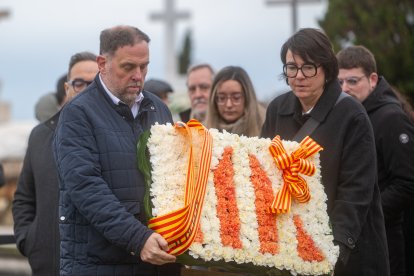 El presidente de ERC, Oriol Junqueras, este 25 de diciembre