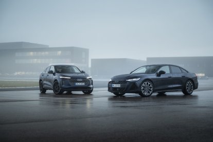 Audi Q5 and Audi A6 with new V6 TDI engines: The Q5 delivers 580 Nm of torque, mild-hybrid technology, and the option for HVO fuel. The A6 offers 220 kW (299 hp) from a 3.0-liter engine and uses MHEV technology for efficient performance.