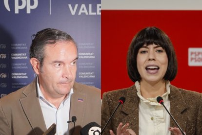 Nando Pastor (PPCV) y Diana Morant (PSPV)