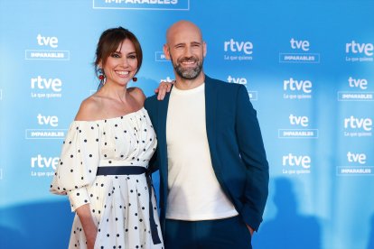 Marta Flich y Gonzalo Miró, en la presentación de la temporada 2025/2026 de TVE.