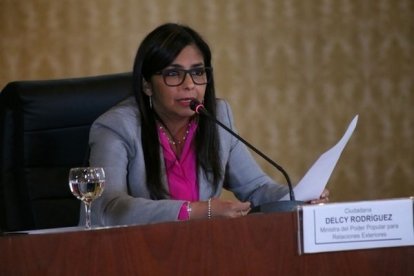 Delcy Rodríguez, la "guardiana" del petróleo venezolano y la flamante presidenta de la república bolivariana. 
01/6/2016