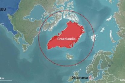 Situación de Groenlandia entre Estados Unidos y Dinamarca