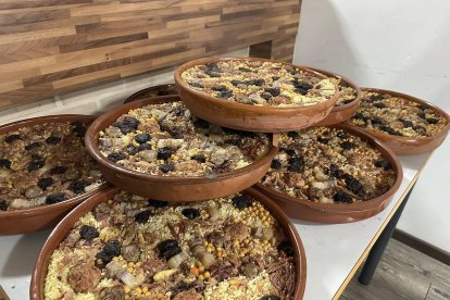 Cazuelas de "rossejat torrentí".